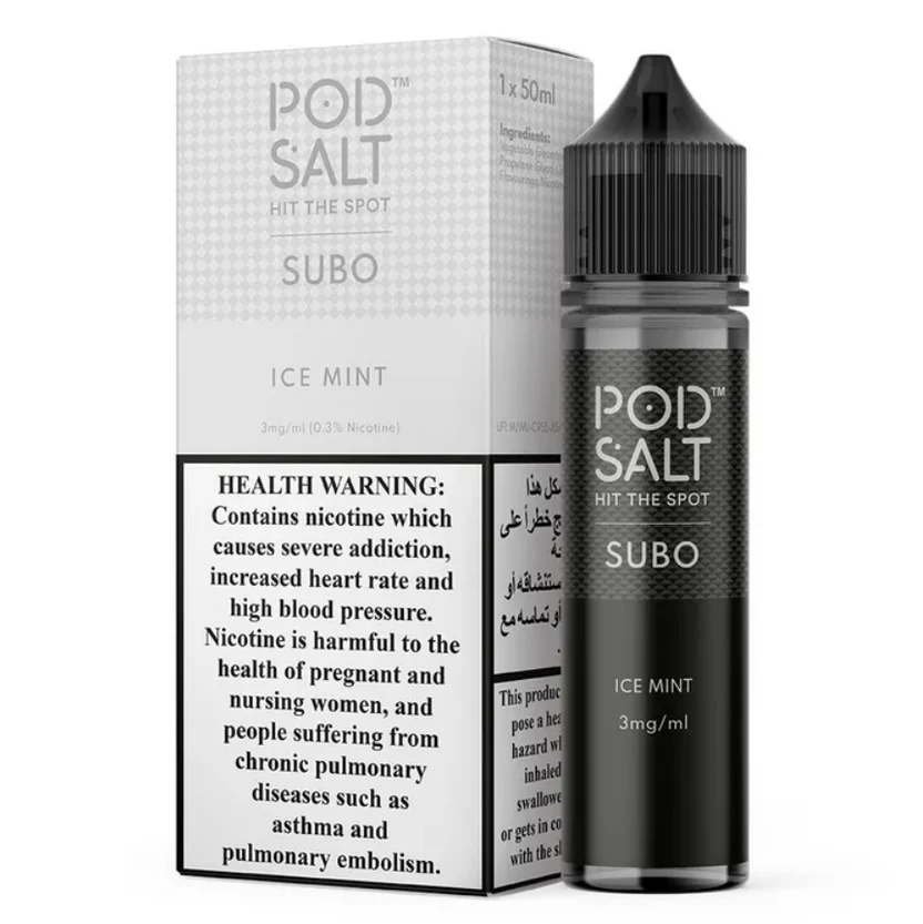 1 POD SALT SUBO JUICE - ICE MINT - 3MG - Image 1
