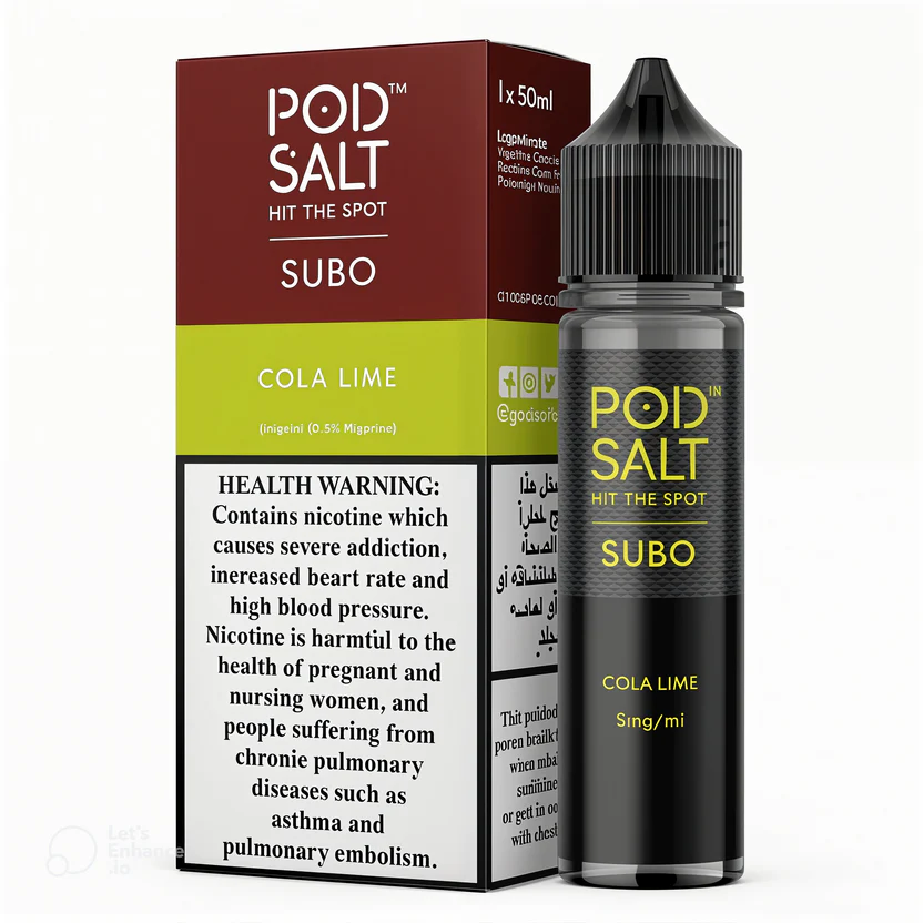 1_0fe07123-a3f1-489f-8ce2-6d63f7bc4140 POD SALT SUBO JUICE - COLA LIME - 3MG - Image 1