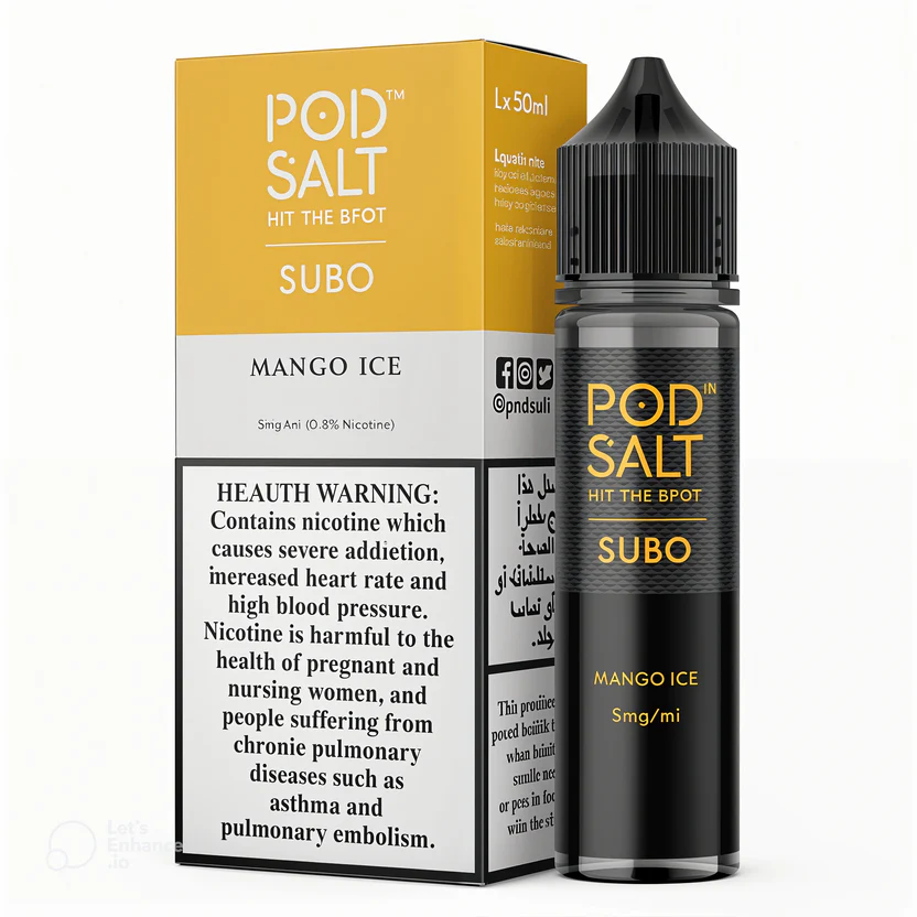 1_f8ebaaaf-9db9-4853-b88d-6a5f2bffc192 POD SALT SUBO JUICE - MANGO ICE - 3MG - Image 1