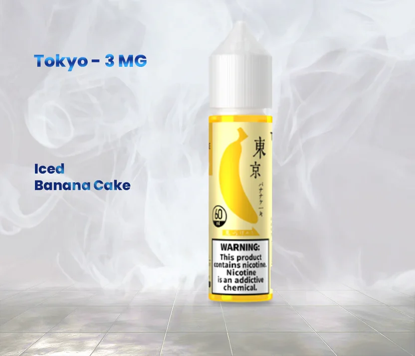TOKYO - ICED BANANA CAKE - 3MG